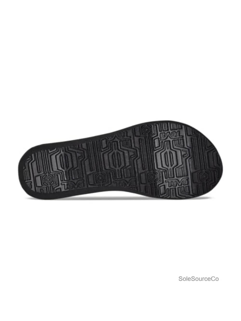 Women's Wedge Flip Flop Sandals with Woven Straps and EVA Sole